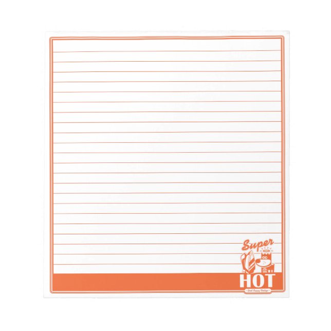 BLOC-NOTE TRÈS CHAUD (Devant)