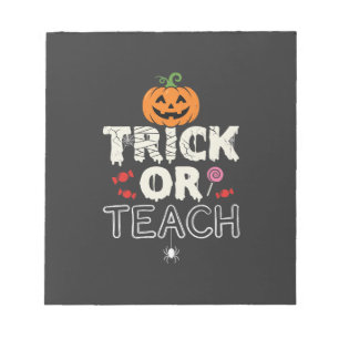 Bloc-note Trick or Teach Halloween Teacher Design (2)_1