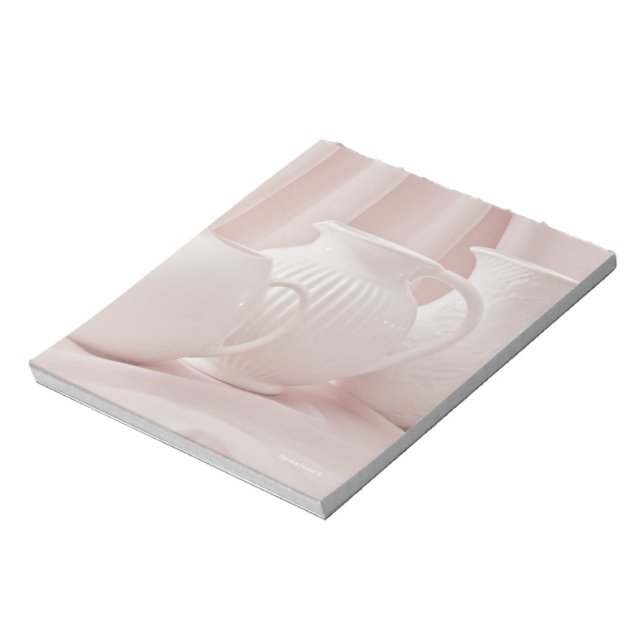 Bloc-note Trois lanceurs blancs Note Pad (Tourné)