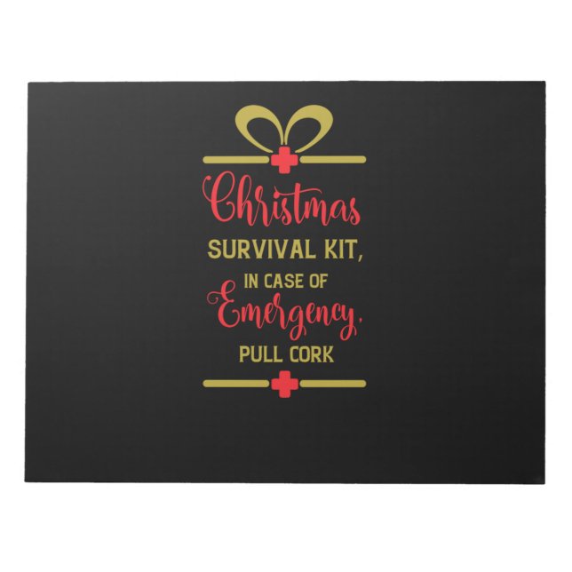 Bloc-note Trousse de survie (Devant)