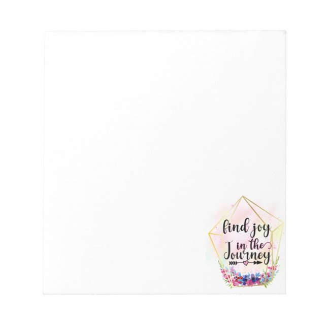 Bloc-note Trouvez La Joie Dans Le Voyage (Devant)
