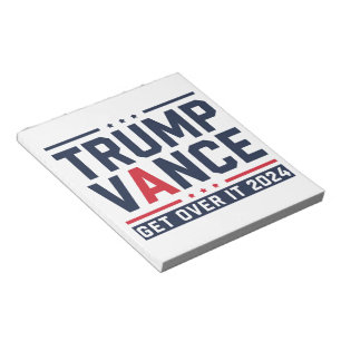 Bloc-note Trump a gagné l'élection 2024 Président Trump Vanc