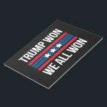 Bloc-note Trump a Gagné Nous Avons Tous Gagné 2024 Drapeau U<br><div class="desc">Trump a Gagné Nous Avons Tous Gagné 2024 Drapeau USA Trump a Gagné</div>