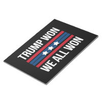 Trump a Gagné Nous Avons Tous Gagné 2024 Drapeau U