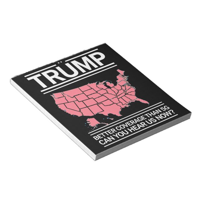 Bloc-note Trump a une meilleure couverture que la 5G Pouvez- (Incliné)