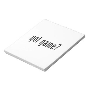 Bloc-note tu as du jeu ?