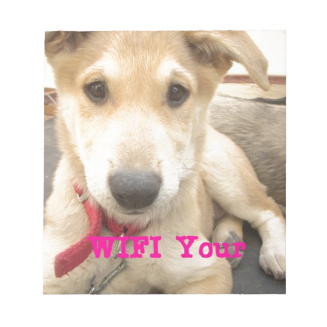 Bloc-note Tu Devrais WIFI Ton Amour Tous Les Jours (Devant)