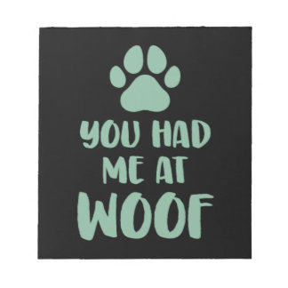 Bloc-note Tu M'As Eu À Woof Woof