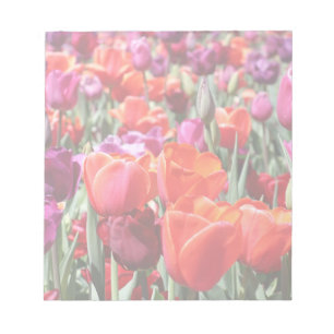 Bloc-note Tulipes chaudes tombées