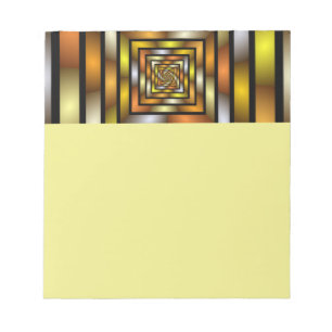 Bloc-note Tunnel Lumineux Graphique Fractal Trippy Coloré