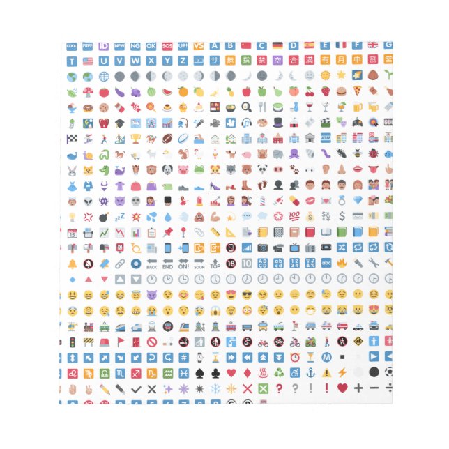 Bloc-note Twitter Emoji (Twemoji) (Devant)