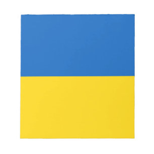 Bloc-note Ukraine bleue et jaune