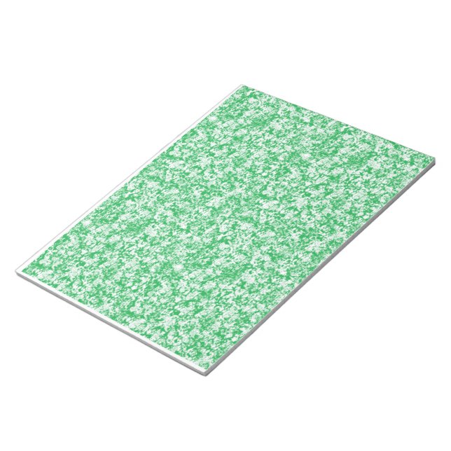 Bloc-note un arrière - plan vert et blanc avec de petits poi (Incliné)