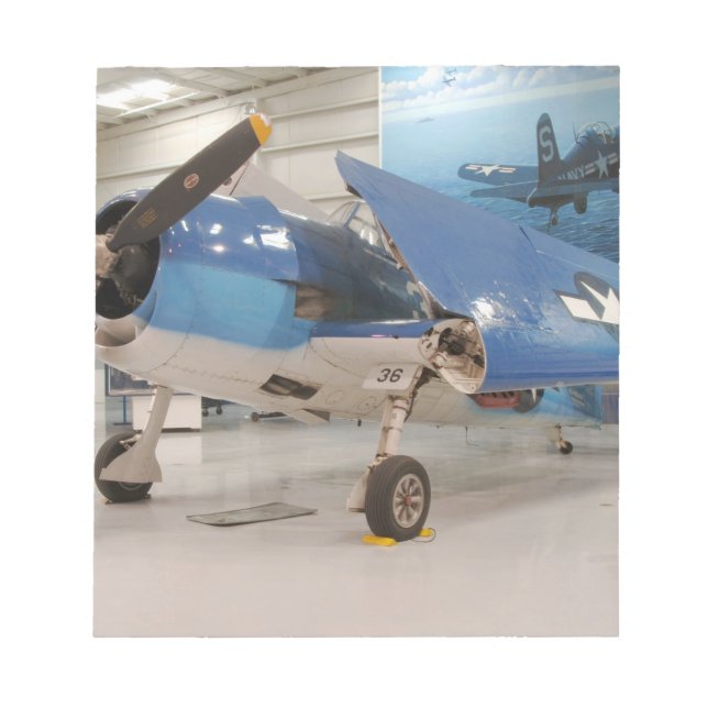 Bloc-note Un chasseur F-6F Hellcat de la Seconde Guerre mond (Devant)