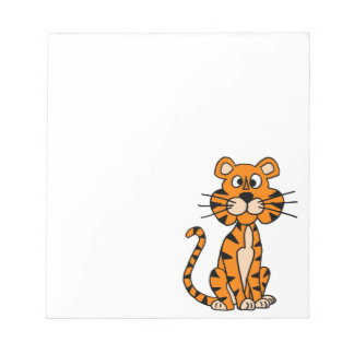Bloc-note Un design de tigre de dessin magnifique