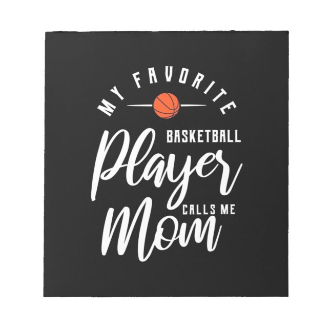 Bloc-note Un Joueur De Basket M'Appelle Maman (Devant)