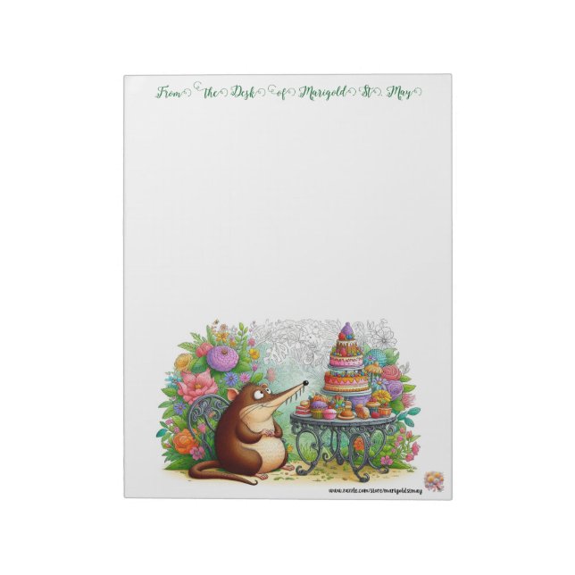 Bloc-note Un Notepad Musaraigne à Éléphant dans son Jardin (Tourné)