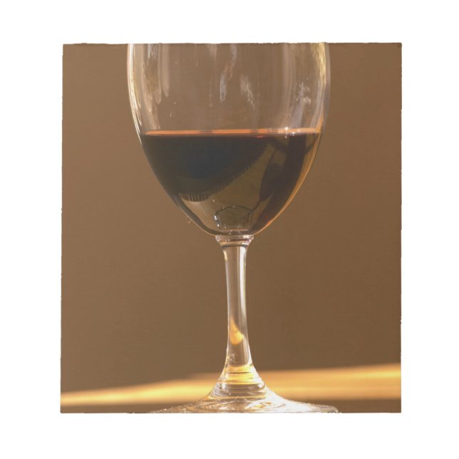 Bloc-note Un verre de rouge Château Belgrave au soleil - (Devant)