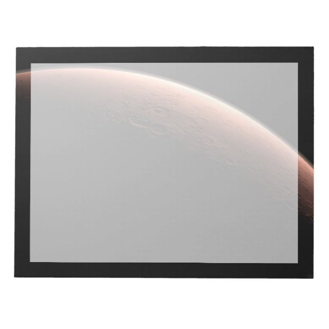 Bloc-note Une Partie De Mars À La Limite De La Lumière Et De (Devant)