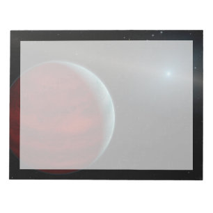 Bloc-note Une Planète Géante Au Gaz Autour D'Une Étoile Nain