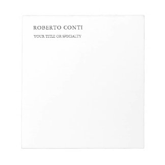 Bloc-note Unique Moderne Plain Minimaliste