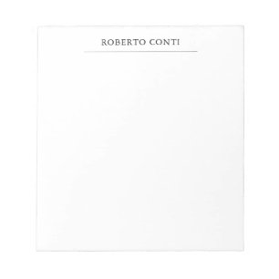 Bloc-note Unique Moderne Simple Minimaliste