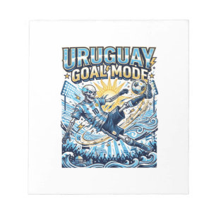 Bloc-note Uruguay Mode Goal Skeleton Nations Striker Dynamiq