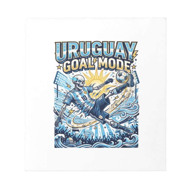 Bloc-note Uruguay Mode Goal Skeleton Nations Striker Dynamiq (Devant)