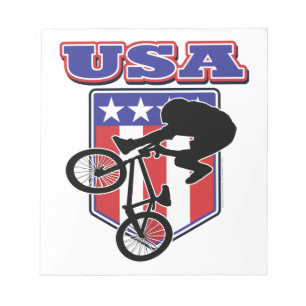 Bloc-note USA BMX Biker
