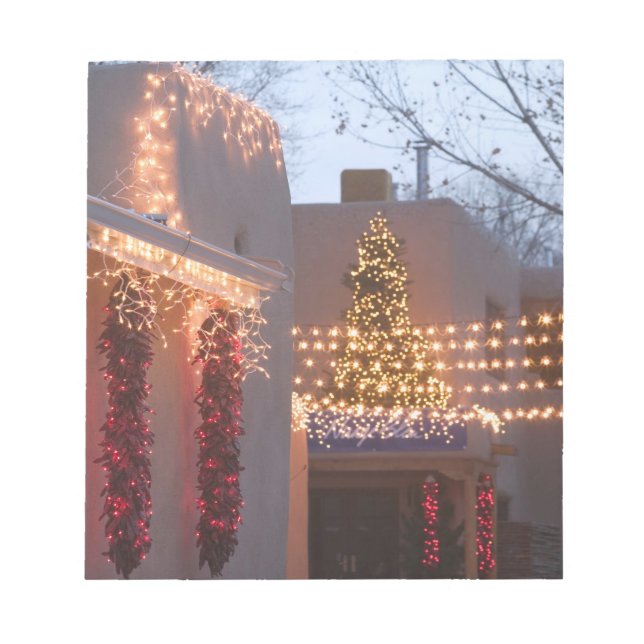 Bloc-note USA, Nouveau Mexique, Père Noël Fe : Canyon Road G (Devant)