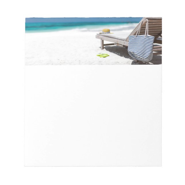 Bloc-note Vacances balnéaires tropicales (Devant)