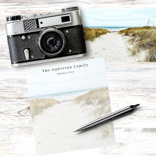 Bloc-note vacances sur la plage de photos personnalisées