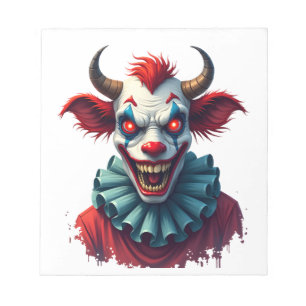 Bloc-note Vache Clown de la Terreur