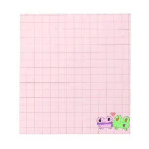 Bloc-note Valentine grenouille mignonne