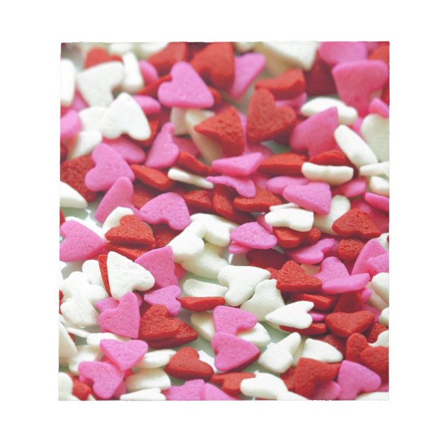 Bloc-note Valentine Hearts (Devant)