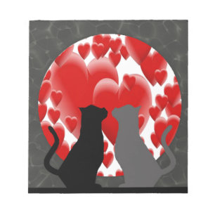 Bloc-note Valentine Kitties