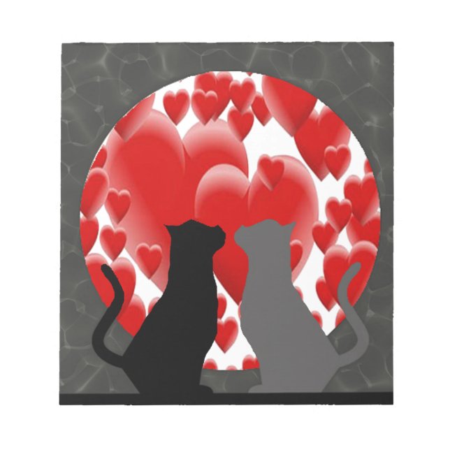 Bloc-note Valentine Kitties (Devant)