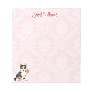 Bloc-note Valentine Rose Husky