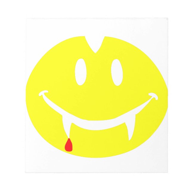 Bloc-note vampire emoji dracula (Devant)
