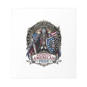 Bloc-note Vampire Patriotique Liberté Seigneur Horreur Monst