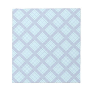 Bloc-note Variation bleue Plaid