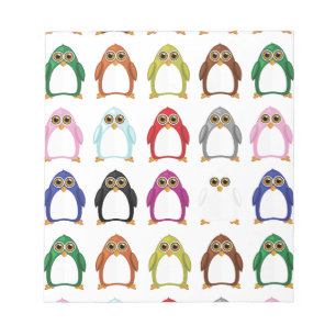 Bloc-note Variété de pingouin