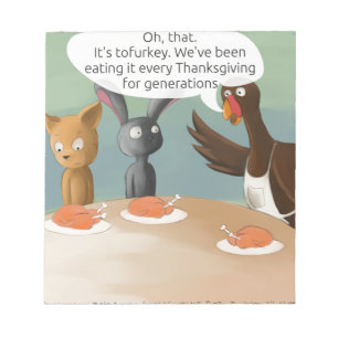 Bloc-note Vegan Thanksgiving Funny