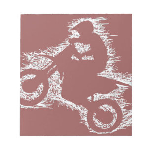 Bloc-note VÉLO de SALETÉ (griffonnage blanc)
