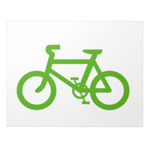 Bloc-note Vélo Éco Vert