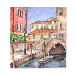 Bloc-note Venise - Stylo & Laver Aquarelle