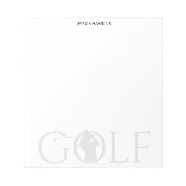 Bloc-note Ventilateur de golf simple (Devant)