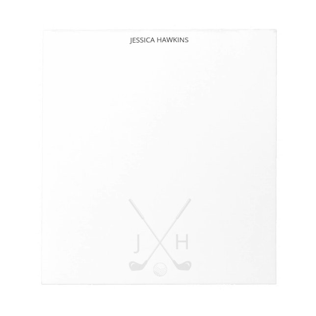 Bloc-note Ventilateur de golf simple papeterie personnelle C (Devant)