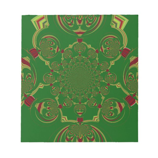 Bloc-note Vert vintage (Devant)