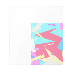 Bloc-note Vibes positives couleurs pastel Abstrait
